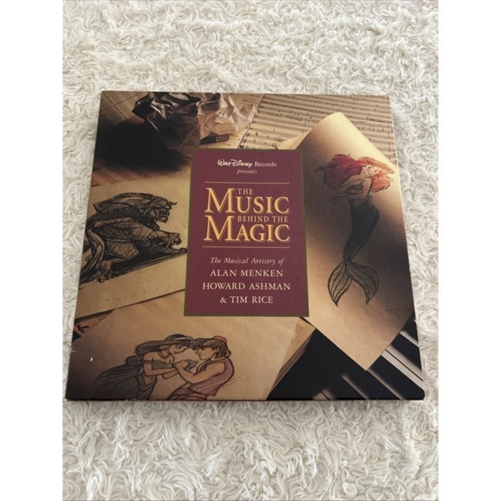 Vintage Walt Disney's The‎ Music Behind the Magic 3 Cassette Collection 1994